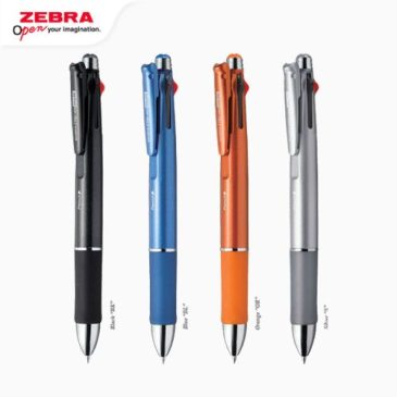 Zebra Multi-1000 Kugelschreiber – Mit 4 Austauschbaren Schreibfarben Inkl. Stiftkörper, Blau