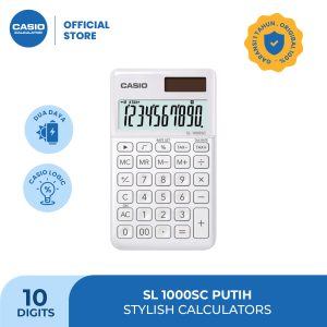 Casio SL-1000SC Putih Stylish Calculators