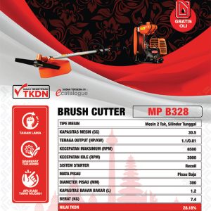 BRUSH-CUTTER-MP-B328-SPESIFIKASI