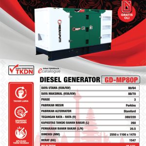 DIESEL-GENERATOR-GD-MP80P-SPESIFIKASI