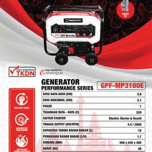 GENERATOR-PERFORMANCE-SERIES-GPF-MP3100E-SPESIFIKASI