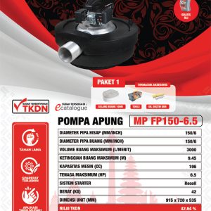 POMPA-APUNG-MP-FP150-6.5-SPESIFIKASI
